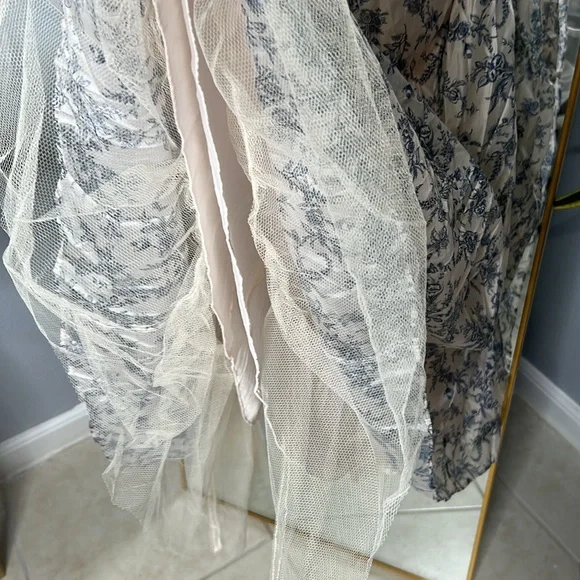 House of CB 'Bennett' English Porcelain Print Strapless Sundress NWOT - Picture 7 of 9